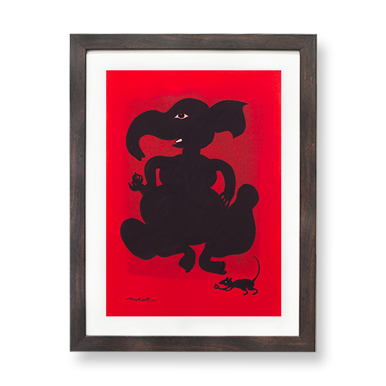 Ganesha with Modak
