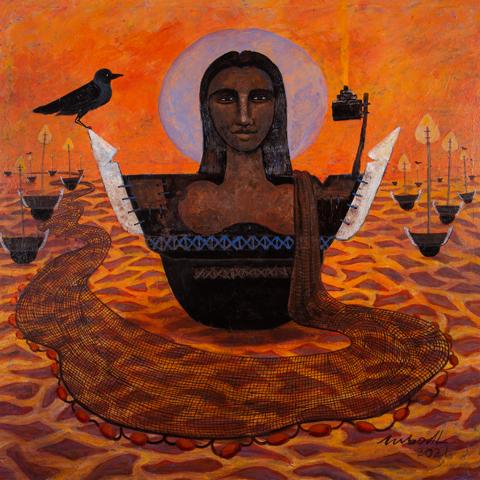 Goddess of fishing