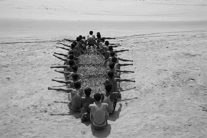 Fishermen and the boat