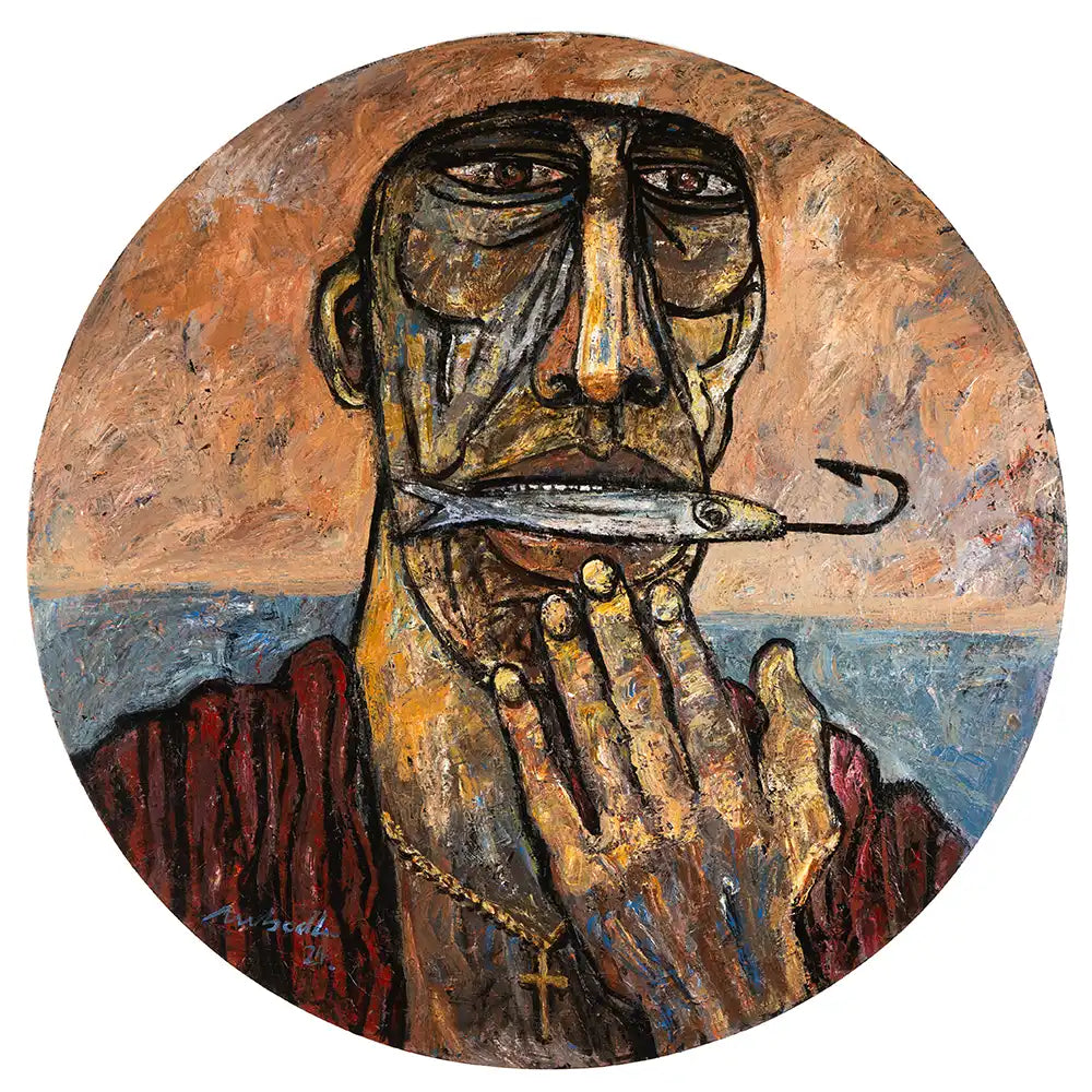 MAN WITH THE FISH