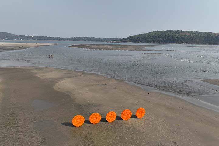Five setting suns
