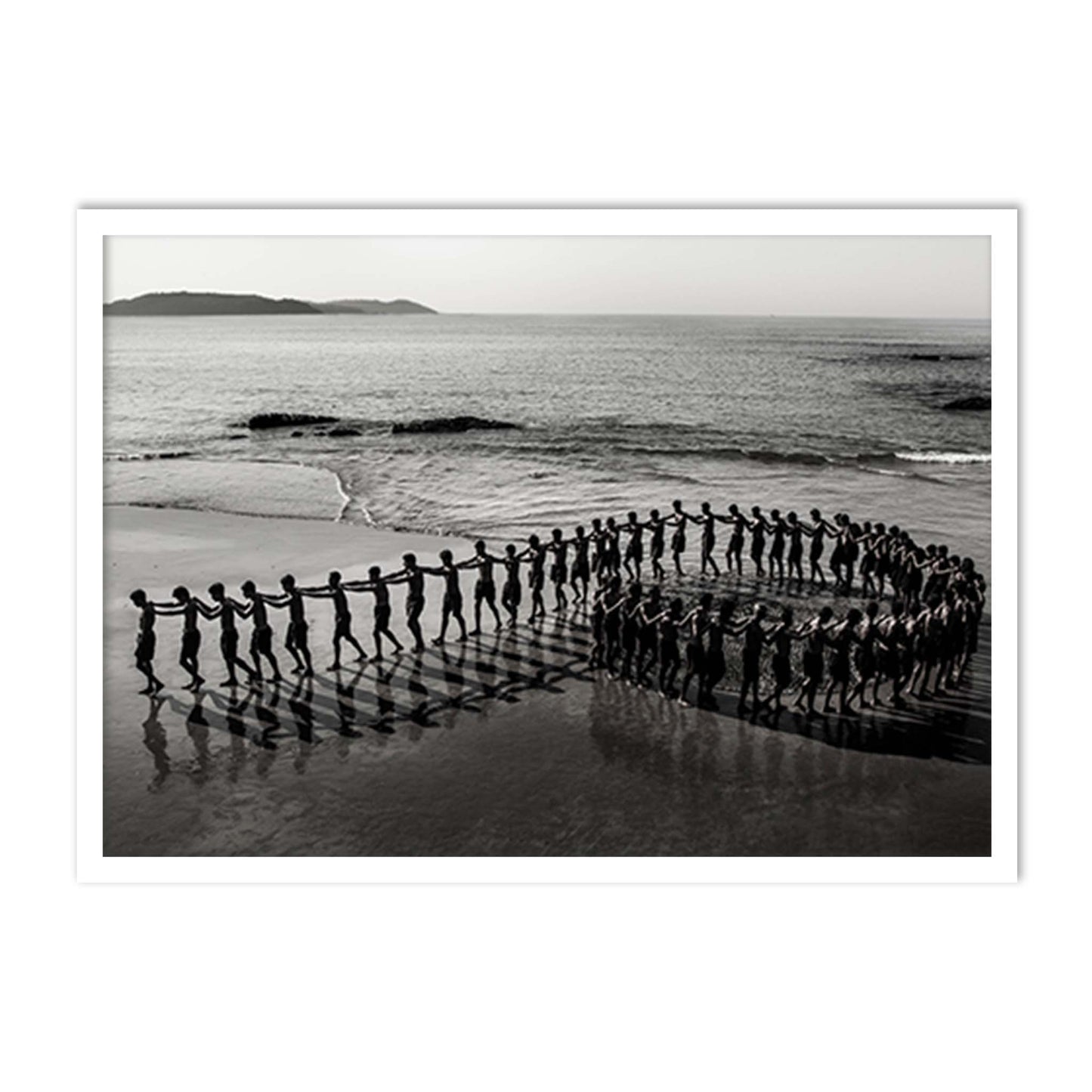Fishermen in spiral formation