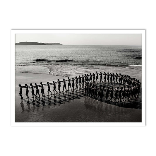 Fishermen in spiral formation