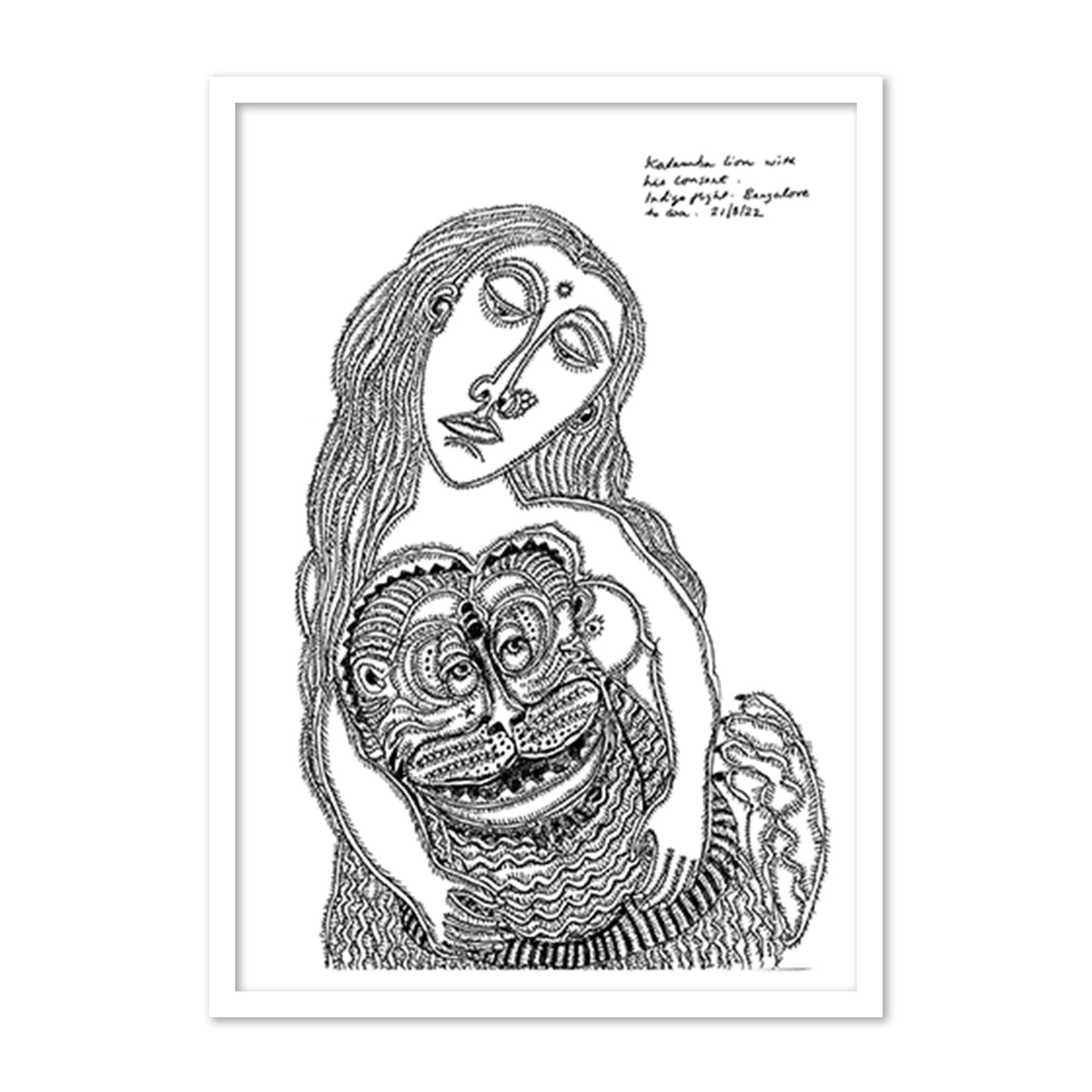 Kadamba Lion with his Consort