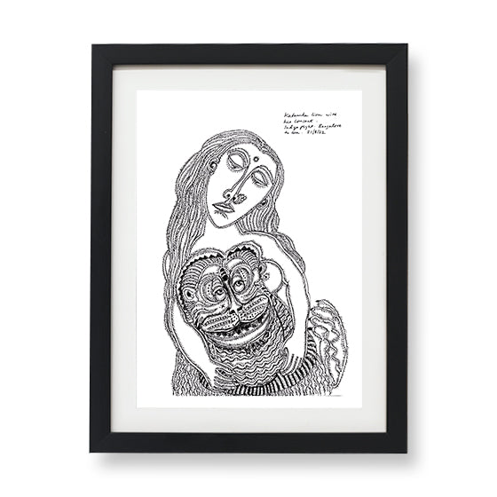 Kadamba Lion with his Consort
