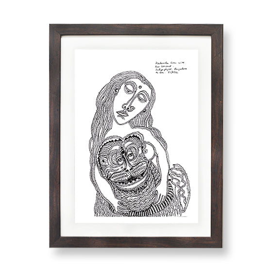 Kadamba Lion with his Consort