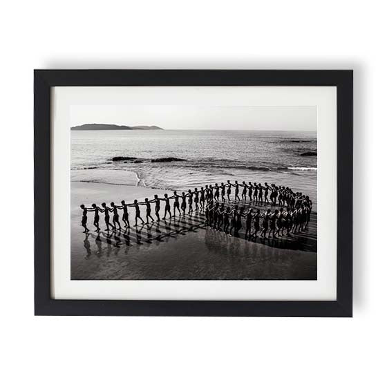Fishermen in spiral formation
