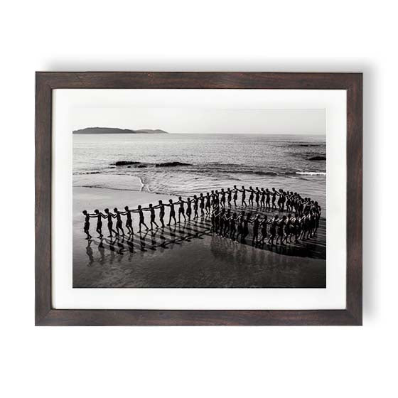 Fishermen in spiral formation